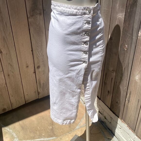 Free People Women's Jasmine Button Midi Skirt size 2 - Picture 9 of 9